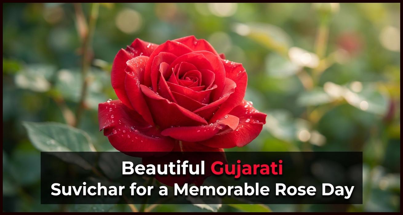 Read more about the article 350+ Best Gujarati Suvichar for Rose day | ગુલાબ દિવસ માટે ગુજરાતી સુવિચાર