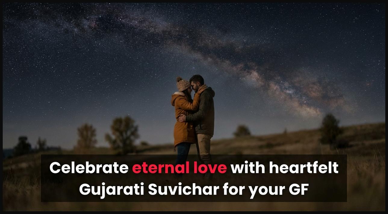 A couple embracing under a starry night sky, symbolizing eternal and boundless love.