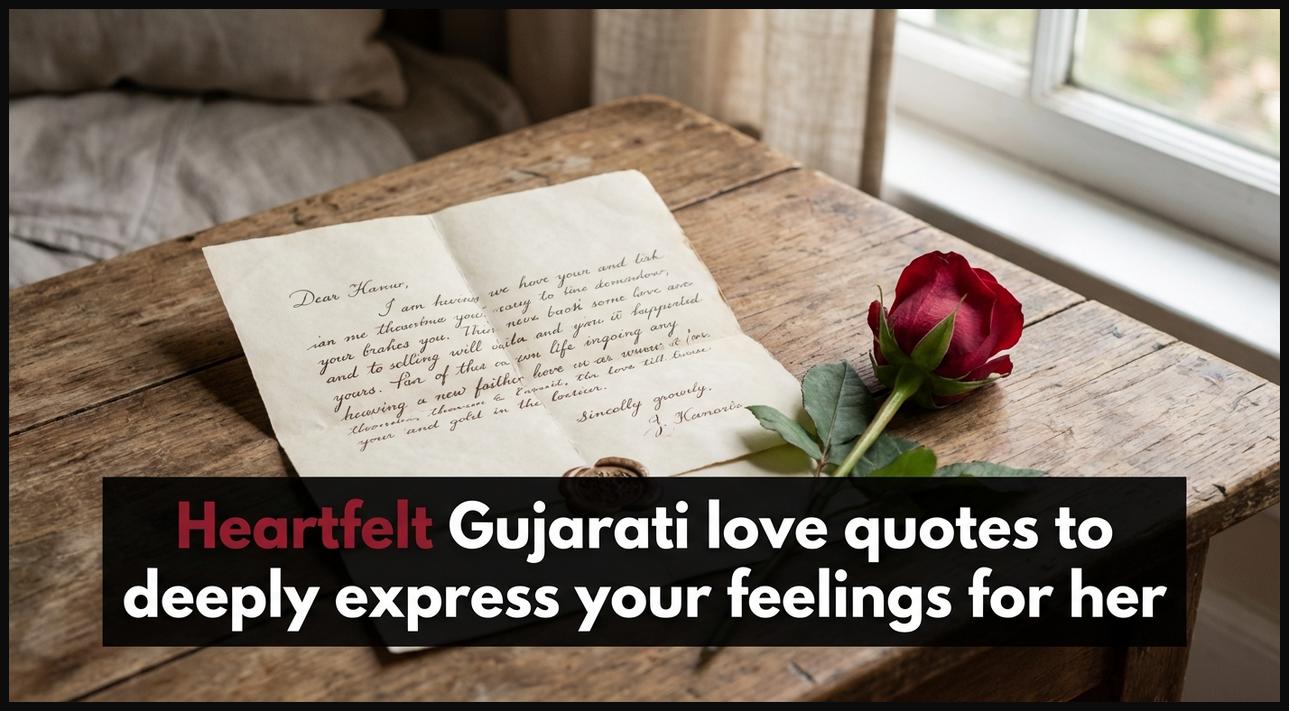 A beautifully handwritten love letter with a red rose, symbolizing deep feelings and heartfelt messages.