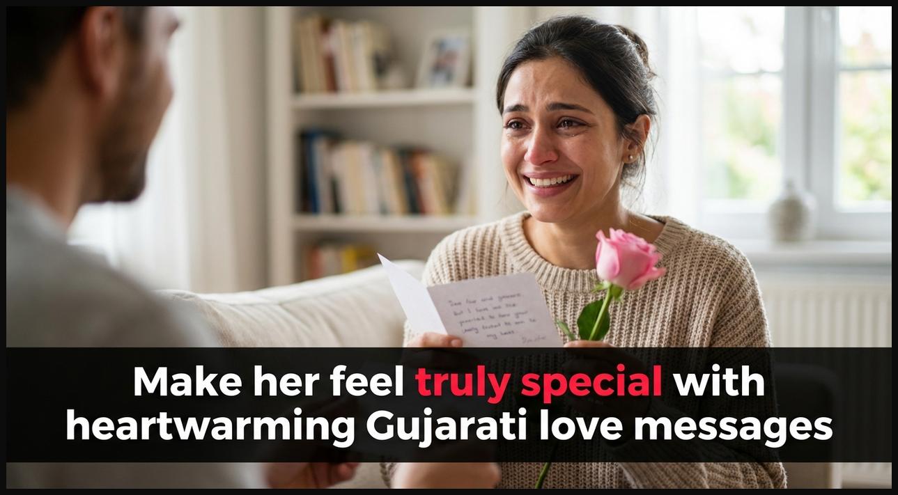 A woman smiling brightly, feeling special and cherished by a thoughtful gesture.