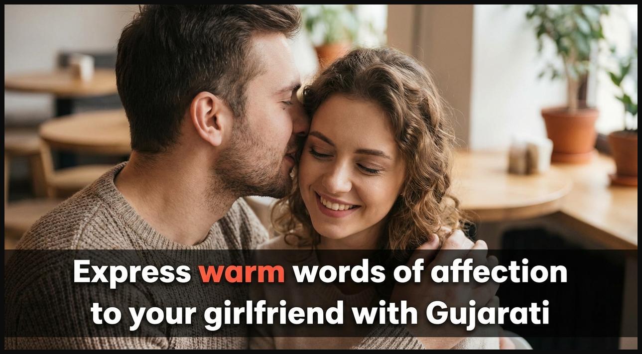 A person whispering intimately into another's ear, conveying words of affection.